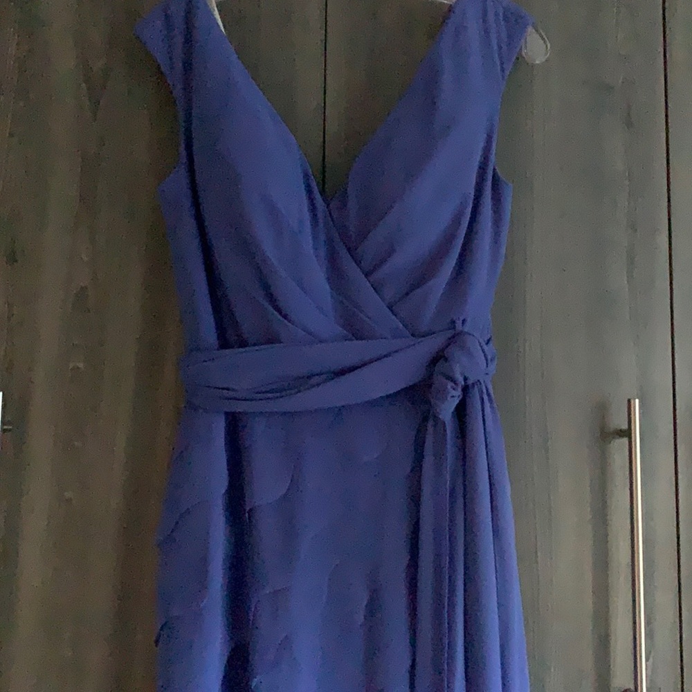 Cameron Blake Mother of Bride gown.  Periwinkle.  Size 8.